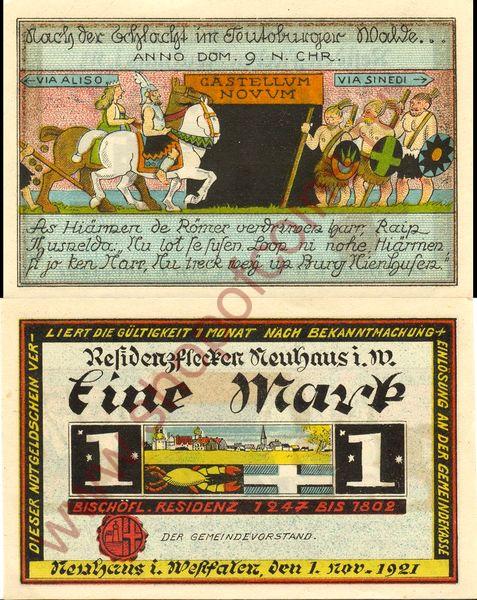 1  1921 - Neuhaus i. W. (SoC# 7.a)
