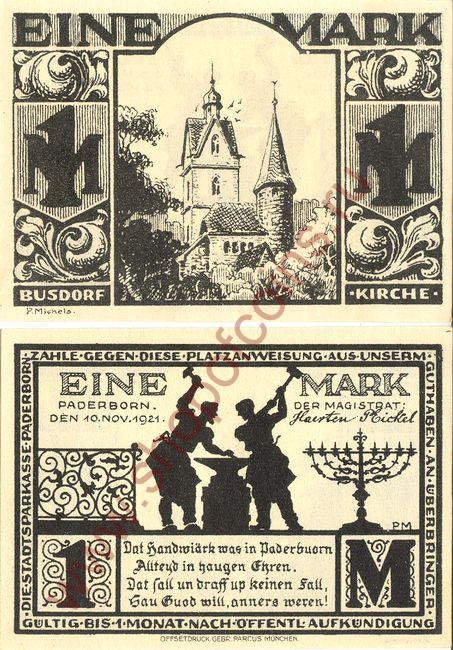 1   1921 - Paderborn (SoC# 7A.a)