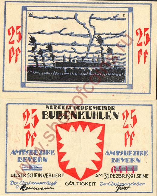 25  1921 - Bullenkuhlen (SoC# 4.a)