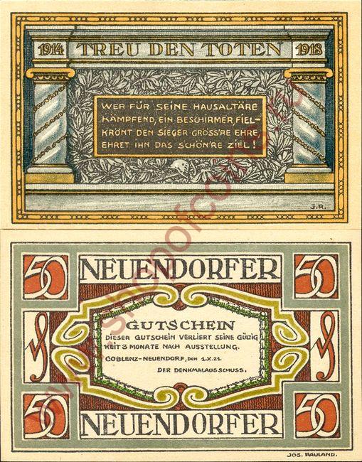 50  1921 - Coblenz-Neuendorf (SoC# 5.a)