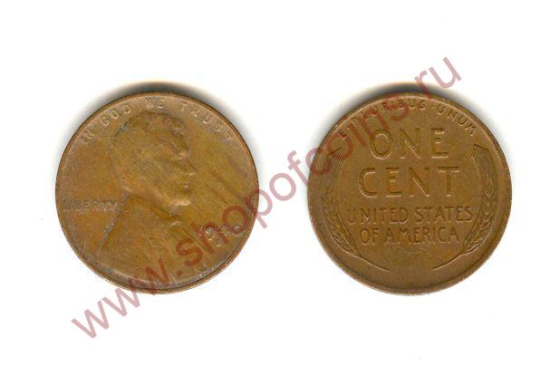 1  1940 S - Wheat Cent /  (VF)